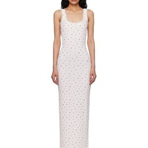 SKIMS Soft Lounge Lace Scoop Neck Maxi Dress